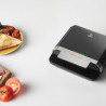 Τοστιέρα σάντουιτς Russell Hobbs Creations 26800-56, 750W, 4 φέτες, Αντικολλητικές πλάκες, Γρήγορη θέρμανση, Ενδείξεις, Μαύρο/inox