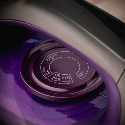 Σίδερο ατμού Oliver Voltz OV51050E, 2400W, 220 ml, Αυτοκαθαριζόμενο, Στεγνό σιδέρωμα, Μωβ / Μαύρο