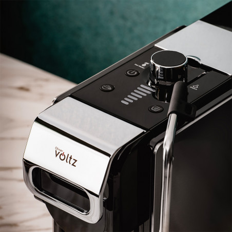 Μηχανή Espreso για mliano cafe και κάψουλες 8in1 Oliver Voltz OV51171N8M, 1450W, 1 λίτρο, 5 προσαρμογείς, 19 bar, Cernen