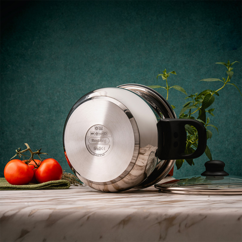 Χύτρα ταχύτητος Rosberg R51311A7, 7l, Επαγωγή, Inox