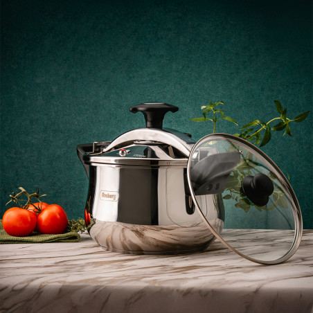 Χύτρα ταχύτητος Rosberg R51311A7, 7l, Επαγωγή, Inox