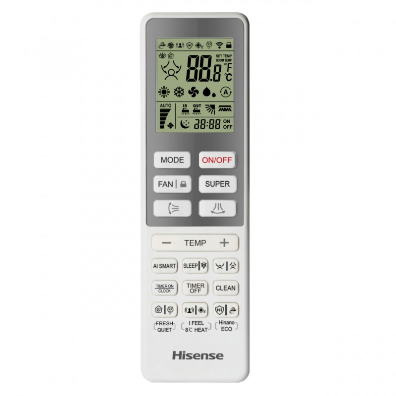 Κλιματιστικό Inverter Hisense Energy Pro + QG25XV0E, 9000 BTU, 14 m2, A+++/A+++, Wi-Fi, Φωνητικός έλεγχος, φίλτρο 4in1, Λευκό