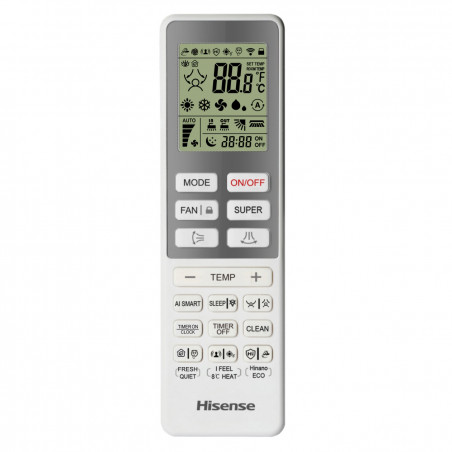 Κλιματιστικό Inverter Hisense Energy Pro + QG25XV0E, 9000 BTU, 14 m2, A+++/A+++, Wi-Fi, Φωνητικός έλεγχος, φίλτρο 4in1, Λευκό