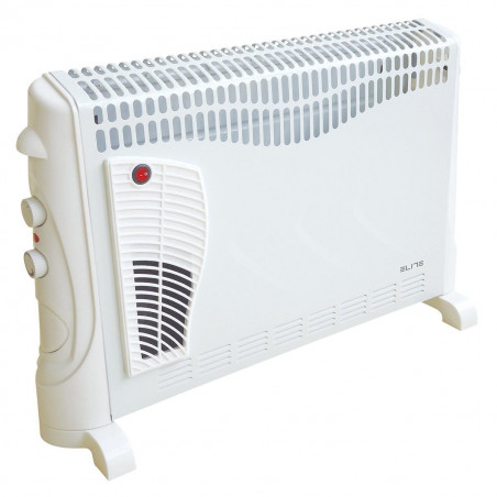 Ενδοδαπέδιος θερμαντήρας ELITE CH-0406, 2000W, 22 m2, 3 στάδια, Ρυθμιζόμενος θερμοστάτης, Ανεμιστήρας, Επιτοίχια τοποθέτηση, Λευκό