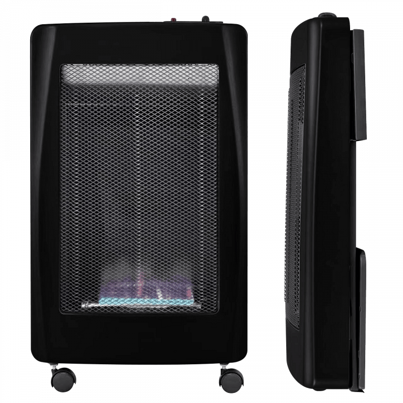 Σόμπα αερίου ELITE EBF-1362, 3,8 kW, 35 m2, 327 g/h, 2 στάδια, αισθητήρας οξυγόνου ODS, προστασία από κλίση, ανάφλεξη με πιεζό, Μαύρο