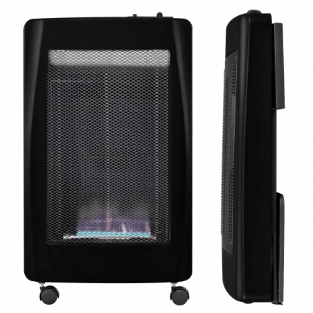 Σόμπα αερίου ELITE EBF-1362, 3,8 kW, 35 m2, 327 g/h, 2 στάδια, αισθητήρας οξυγόνου ODS, προστασία από κλίση, ανάφλεξη με πιεζό, Μαύρο