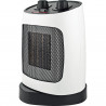 Κεραμική θερμαντική σόμπα ELITE ECH-1374, 2000W, Έως 20 m2, 2 στάδια, Ταλάντωση, Φωτεινή ένδειξη, Προστασία από ανατροπή, Λευκό/μαύρο