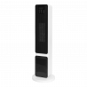 ELITE ECHTD-1377 κεραμική θερμάστρα στήλης, 2000W, 20 m2, Αυτόματη ταλάντωση, Κεραμική θερμάστρα PTC, Τηλεχειριστήριο, Λευκό/μαύρο