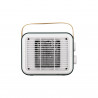 Θερμοσίφωνας ELITE EFHR-1383 Retro, 1500W, 15 m2, θερμαντήρας PTC, 3 στάδια, ασφάλεια ανατροπής, Λευκό/Μουστάρδα