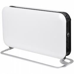 Ενδοδαπέδια θερμάστρα Mill CO1200WIFI3, 1200W, 18 m2, Wi-Fi + App, Βαθμονόμηση θερμοκρασίας, Ανοιχτό παράθυρο, Προστασία παιδιών, Προστασία από ανατροπή, Λευκό