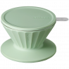 Buydeem CD1024-CG χειροκίνητο σετ καφέ φίλτρου, 300 ml, γυαλί, ανοξείδωτο ατσάλι, πράσινο