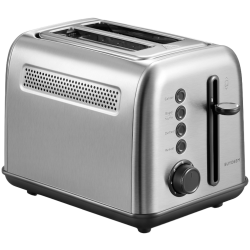 Buydeem DT620E-SS/EU τοστιέρα ψωμιού, 900W, έως 204C°, 7 προγράμματα, μεγάλα ανοίγματα, υψηλό pop-up, Inox