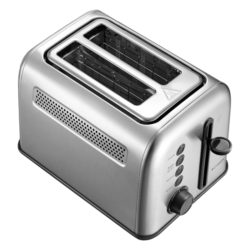 Buydeem DT620E-SS/EU τοστιέρα ψωμιού, 900W, έως 204C°, 7 προγράμματα, μεγάλα ανοίγματα, υψηλό pop-up, Inox