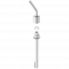 Buydeem CD1017-MY φορητό μπουκάλι ποτών, 500 ml, Ενσωματωμένο καλαμάκι, Αδιάβροχο, Ανθεκτικό στη θερμότητα γυαλί έως 150°C, Χωρίς BPA, Κίτρινο