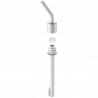 Buydeem CD1017-CG φορητή φιάλη ποτών, 500 ml, Ενσωματωμένο καλαμάκι, Αδιάβροχο, Ανθεκτικό στη θερμότητα γυαλί έως 150°C, Χωρίς BPA, Πράσινο