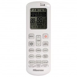 Κλιματιστικό Inverter Hisense WINGS PRO KB35YR3E, 12000 BTU, A++/A+, 24 m2, Wi-Fi, Hi-Nano, Φωνητικός έλεγχος, I Feel, Λευκό