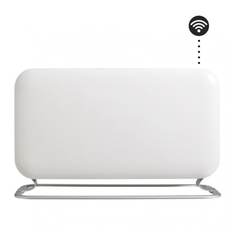 Ενδοδαπέδια θερμάστρα Mill CO1200WIFI3, 1200W, 18 m2, Wi-Fi + App, Βαθμονόμηση θερμοκρασίας, Ανοιχτό παράθυρο, Προστασία παιδιών, Προστασία από ανατροπή, Λευκό