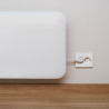 Θερμοσίφωνας Mill Invisible WiFi PA1500WIFI3, 1500W, 23 m2, 10 ρυθμίσεις θερμοκρασίας, Wi-Fi, Bluetooth, IPX4, Λευκό