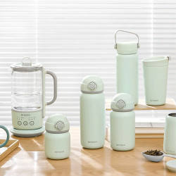 BUYDEEM Stainless Steel Thermos Bottle 200 ml, model TAN200, color Cozy Greenish