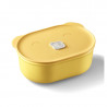 Κεραμικό κουτί φαγητού Buydeem CT3007-MY, 500 ml, 19.5x11x16.5 cm, ανθεκτικό στη θερμότητα έως 230°C, συμβατό με φούρνο και φούρνο μικροκυμάτων, Κίτρινο