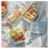 Buydeem CT1006-CG κεραμικό κουτί τροφίμων, 810 ml, 17x20,5 cm, Μέχρι 230°C, Συμβατό με φούρνο και φούρνο μικροκυμάτων, Πράσινο