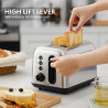 Buydeem DT620E-SS/EU τοστιέρα ψωμιού, 900W, έως 204C°, 7 προγράμματα, μεγάλα ανοίγματα, υψηλό pop-up, Inox