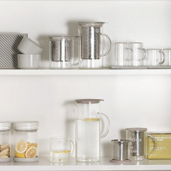 Τσαγιέρα με εγχυτήρα BUYDEEM CD2001, 500 ml, Ανοξείδωτο ατσάλι, Κομψός σχεδιασμός, Γκρι