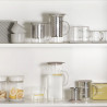 Τσαγιέρα με εγχυτήρα BUYDEEM CD2001, 500 ml, Ανοξείδωτο ατσάλι, Κομψός σχεδιασμός, Γκρι