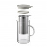 Τσαγιέρα με εγχυτήρα BUYDEEM CD2002, 800 ml, Ανοξείδωτο ατσάλι, Κομψός σχεδιασμός, Γκρι
