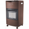 Σόμπα αερίου ELITE EGH-1403 για θέρμανση, 4,2 kW, 35 m2, 3 kPa, Υπέρυθρη, ανάφλεξη με πιεζό, αισθητήρας ODS, προστασία από πτώση/ανατροπή/σβήσιμο φλόγας, καφέ