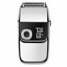 Ξυριστική μηχανή Oliver Voltz OV51814C, 5W, LCD, IPX4, 1400mAh, αυτονομία έως 2 ώρες, 3 ταχύτητες, USB, Inox