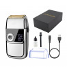Ξυριστική μηχανή Oliver Voltz OV51814C, 5W, LCD, IPX4, 1400mAh, αυτονομία έως 2 ώρες, 3 ταχύτητες, USB, Inox