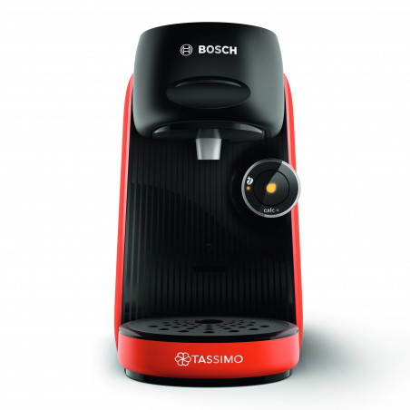 Μηχανή εσπρέσο Bosch Tassimo Finesse TAS16B3, 1400W, 3,3 bar, 0,7 λίτρα, Decalcirane, Samopochistvane, T-Discs, Intellibrew, 70 ποτά, Cheren/cherven