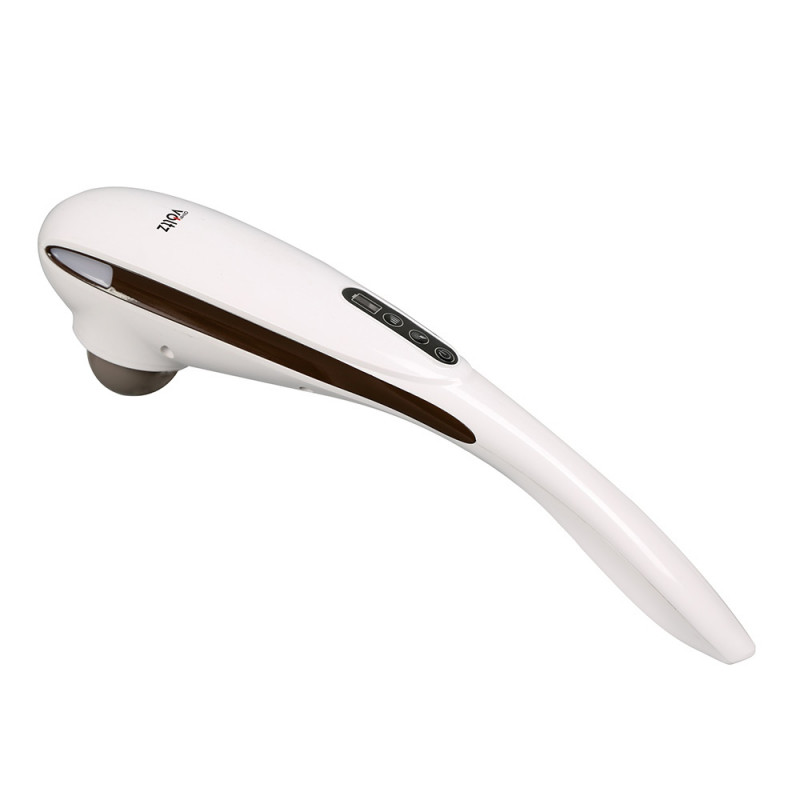 Massager χειρός Oliver Voltz OV56520A, 12W, 5 κεφαλές, 4 λειτουργίες, 5 επίπεδα έντασης, Λευκό