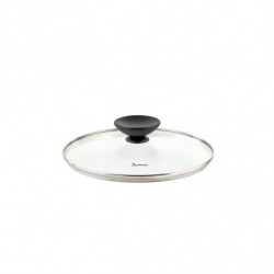 Κατσαρόλα Luigi Ferrero Prima FR-2244, 22x9,5 cm, 3,1 l, Αντικολλητική μαρμάρινη επίστρωση, Γυάλινο καπάκι με τρύπα ατμού, Επαγωγή, Σκούρο μπλε