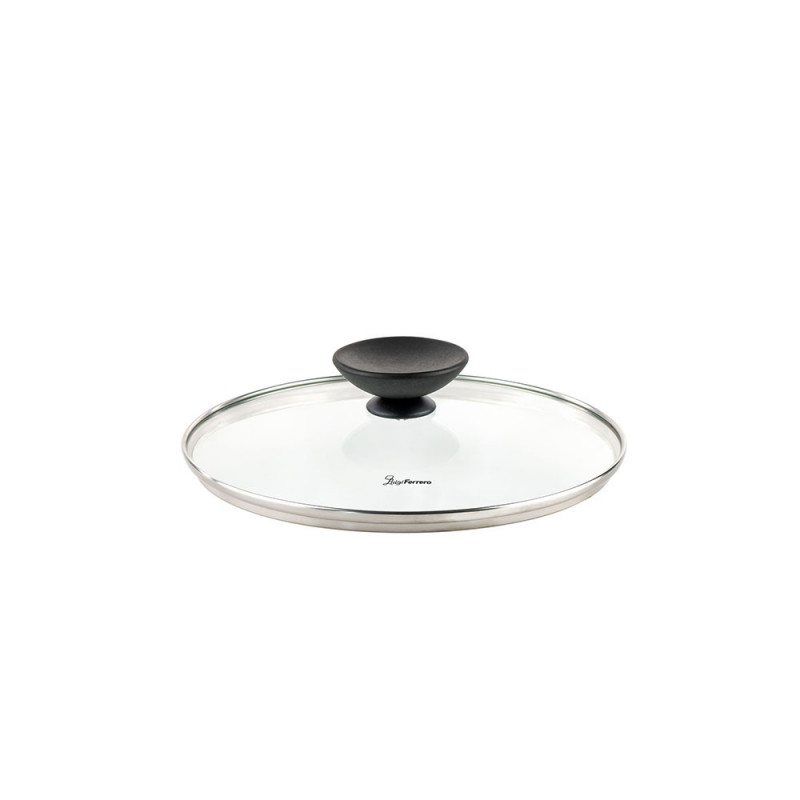 Κατσαρόλα Luigi Ferrero Prima FR-2244, 22x9,5 cm, 3,1 l, Αντικολλητική μαρμάρινη επίστρωση, Γυάλινο καπάκι με τρύπα ατμού, Επαγωγή, Σκούρο μπλε