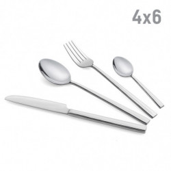 Σετ 24 μαχαιροπήρουνων Luigi Ferrero Rome FR-2446, Ανοξείδωτο, Ασημί