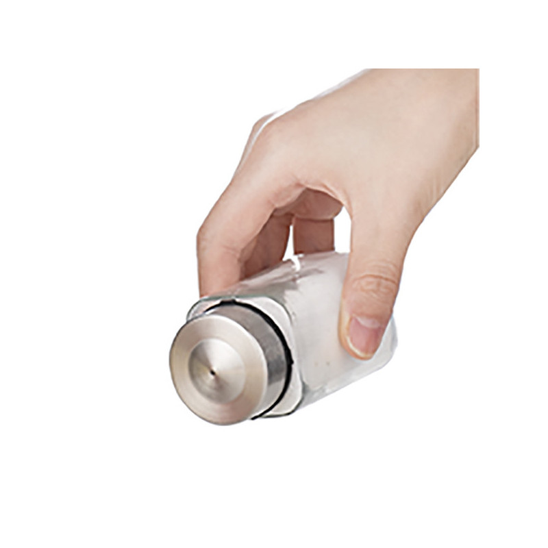 Σετ αλατιέρας Luigi Ferrero Rome FR-7902R, 100 ml, 3 τεμάχια, Βάση, Ανοξείδωτο, Διαφανές/inox