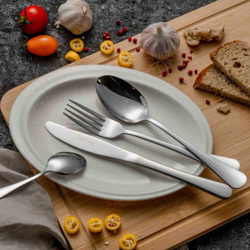 Σετ 24 μαχαιροπήρουνων Luigi Ferrero Prima FR-2402, Ανοξείδωτο, Ασημί