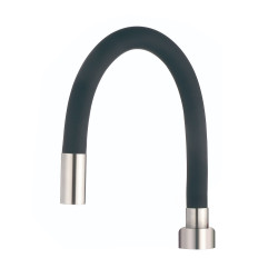 Εύκαμπτο στόμιο για θερμοσίφωνα Rosberg R57101H18, 18 mm, Μαύρο