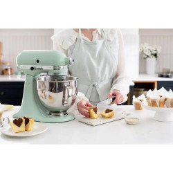 Πλανητικό μίξερ KitchenAid Artisan Elegance 5KSM125EPT, 300W, 4.8 l, Direct drive, 10 ταχύτητες, Πράσινο