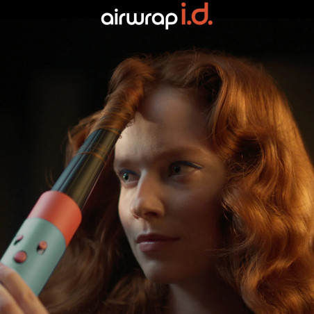 Σγουρομάλλα Dyson HS08 Airwrap i.d.™ Curly+Coily CePa/Tz, 1300W, 13.5 l/s, Αυτοματοποιημένο μπούκωμα, ιονισμός, 3 ταχύτητες, 3 θερμοκρασίες, Bluetooth, Κεραμική πατίνα/topaz