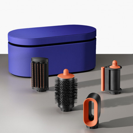 Dyson HS08 Airwrap i.d.™ Straight + Wavy T1/T2 Vi/To Hair Curler, 1300W, 13.5 l/s, Αυτόματο μπούκωμα, ιονισμός, 3 ταχύτητες, 3 θερμοκρασίες, Bluetooth, Μωβ/Τοπάζ
