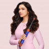 Dyson HS08 Airwrap i.d.™ Straight + Wavy T1/T2 Vi/To Hair Curler, 1300W, 13.5 l/s, Αυτόματο μπούκωμα, ιονισμός, 3 ταχύτητες, 3 θερμοκρασίες, Bluetooth, Μωβ/Τοπάζ