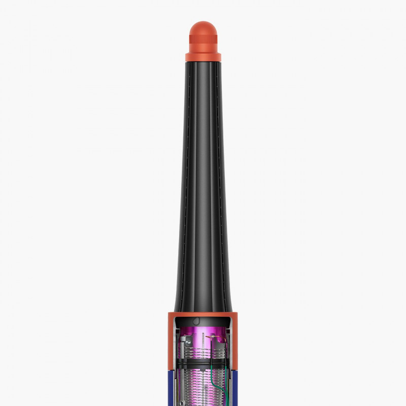 Dyson HS08 Airwrap i.d.™ Straight + Wavy T1/T2 Vi/To Hair Curler, 1300W, 13.5 l/s, Αυτόματο μπούκωμα, ιονισμός, 3 ταχύτητες, 3 θερμοκρασίες, Bluetooth, Μωβ/Τοπάζ