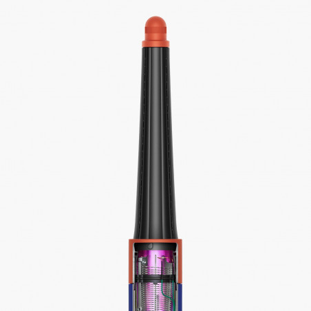 Dyson HS08 Airwrap i.d.™ Straight + Wavy T1/T2 Vi/To Hair Curler, 1300W, 13.5 l/s, Αυτόματο μπούκωμα, ιονισμός, 3 ταχύτητες, 3 θερμοκρασίες, Bluetooth, Μωβ/Τοπάζ