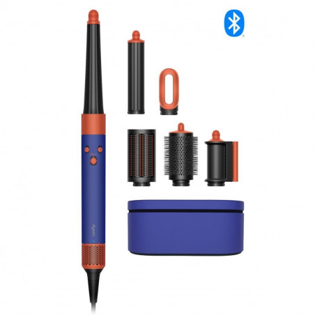Dyson HS08 Airwrap i.d.™ Straight + Wavy T1/T2 Vi/To Hair Curler, 1300W, 13.5 l/s, Αυτόματο μπούκωμα, ιονισμός, 3 ταχύτητες, 3 θερμοκρασίες, Bluetooth, Μωβ/Τοπάζ