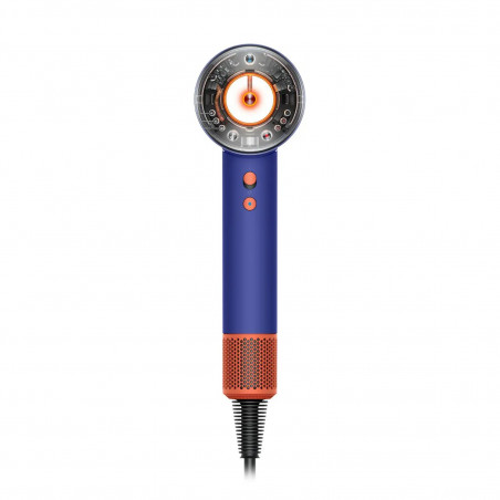 Στεγνωτήρας μαλλιών Dyson Supersonic Nural HD16 VnBu/Topaz, 1600W, 3 ταχύτητες, 4 θερμοκρασίες, αρνητικά ιόντα, 5 εξαρτήματα, προστατευτικό τριχωτού της κεφαλής, μπλε/Topaz