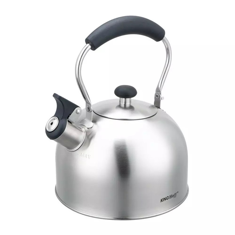 Βραστήρας Kinghoff KH 1859, 2.5 l, Επαγωγή, Ξύλινη λαβή, Inox