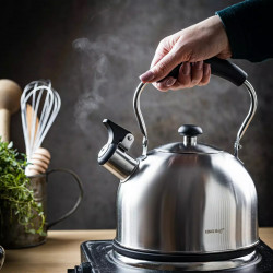Βραστήρας Kinghoff KH 1859, 2.5 l, Επαγωγή, Ξύλινη λαβή, Inox
